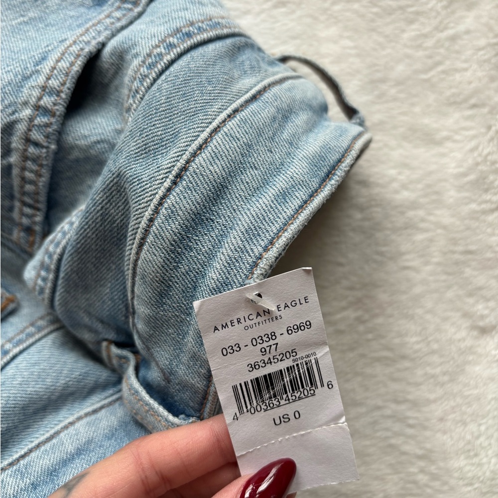 American Eagle Patchwork Mom Shorts NWT - image 6